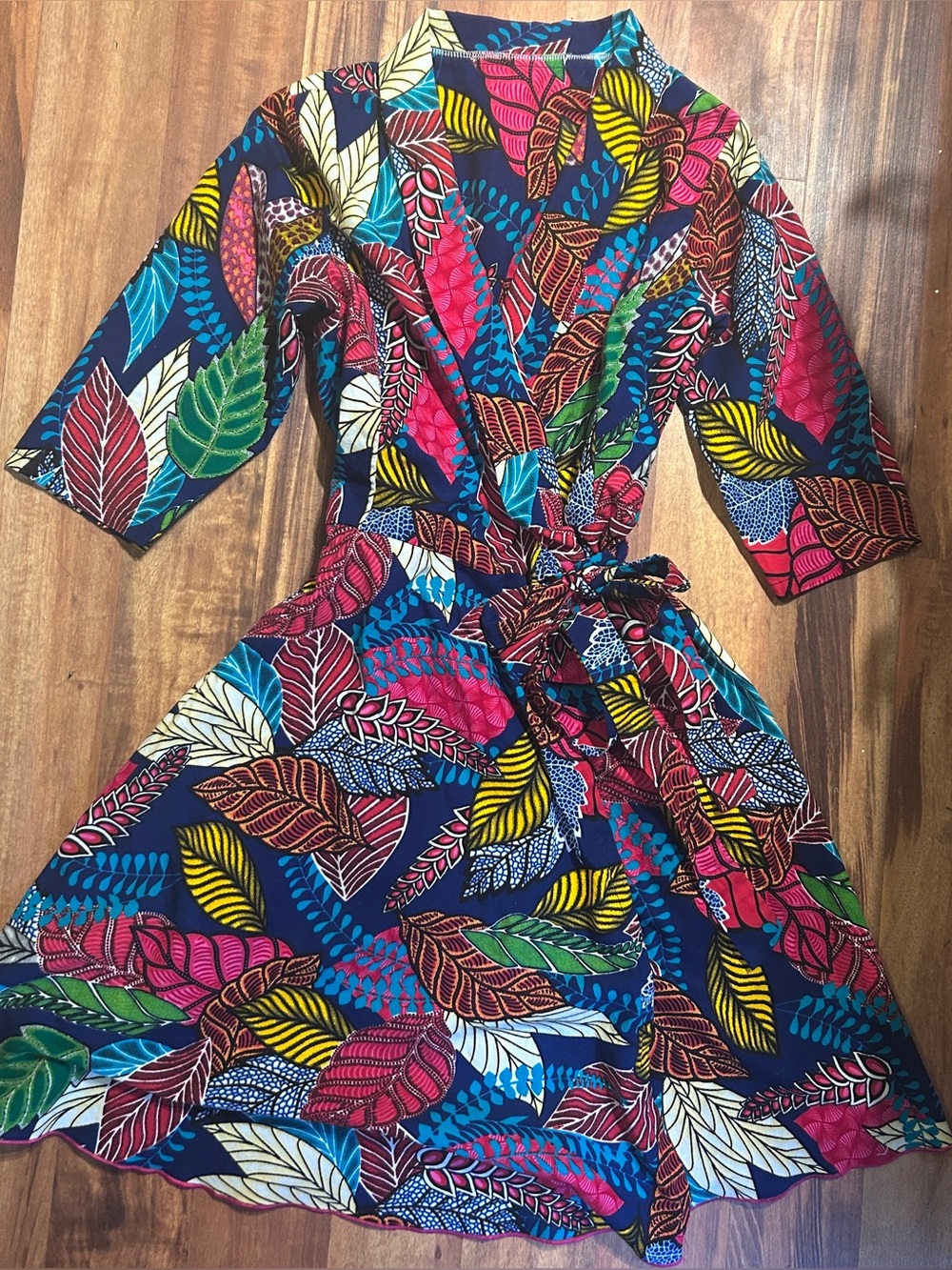 Ace Kouture Amaechi African Cotton Wrap Dress